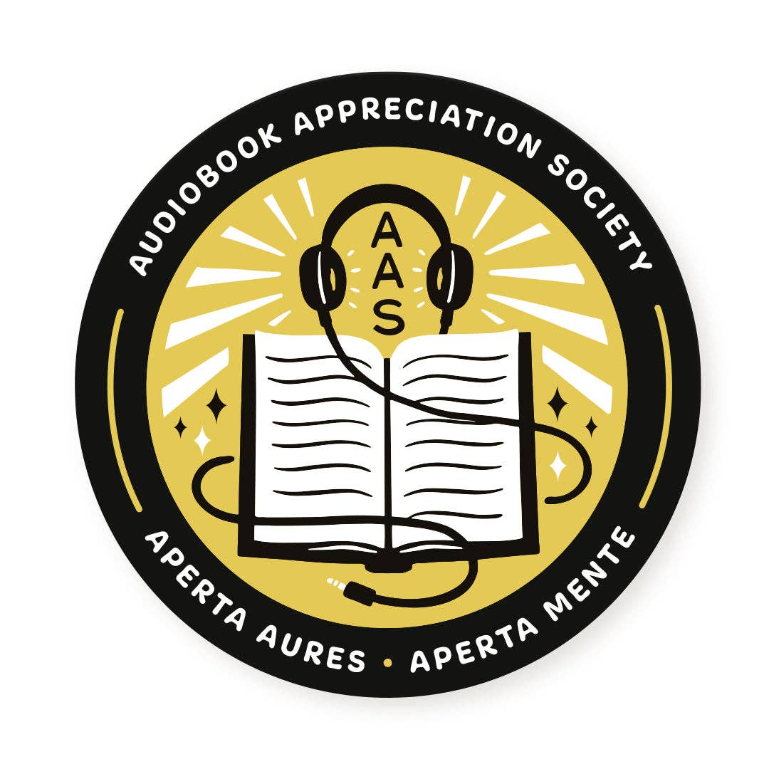 "Audiobook Appreciation Society" Vinyl Sticker