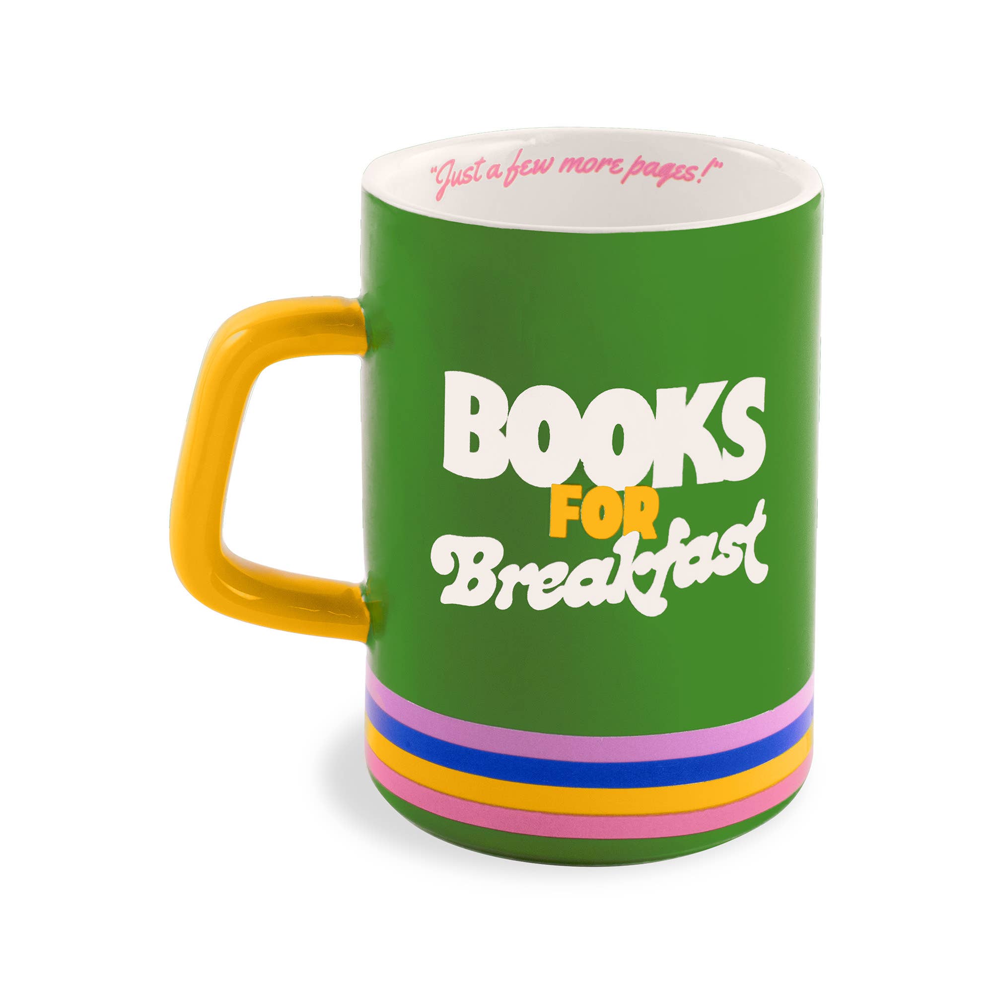 "Books for Breakfast" Hot Stuff Ceramic Mug