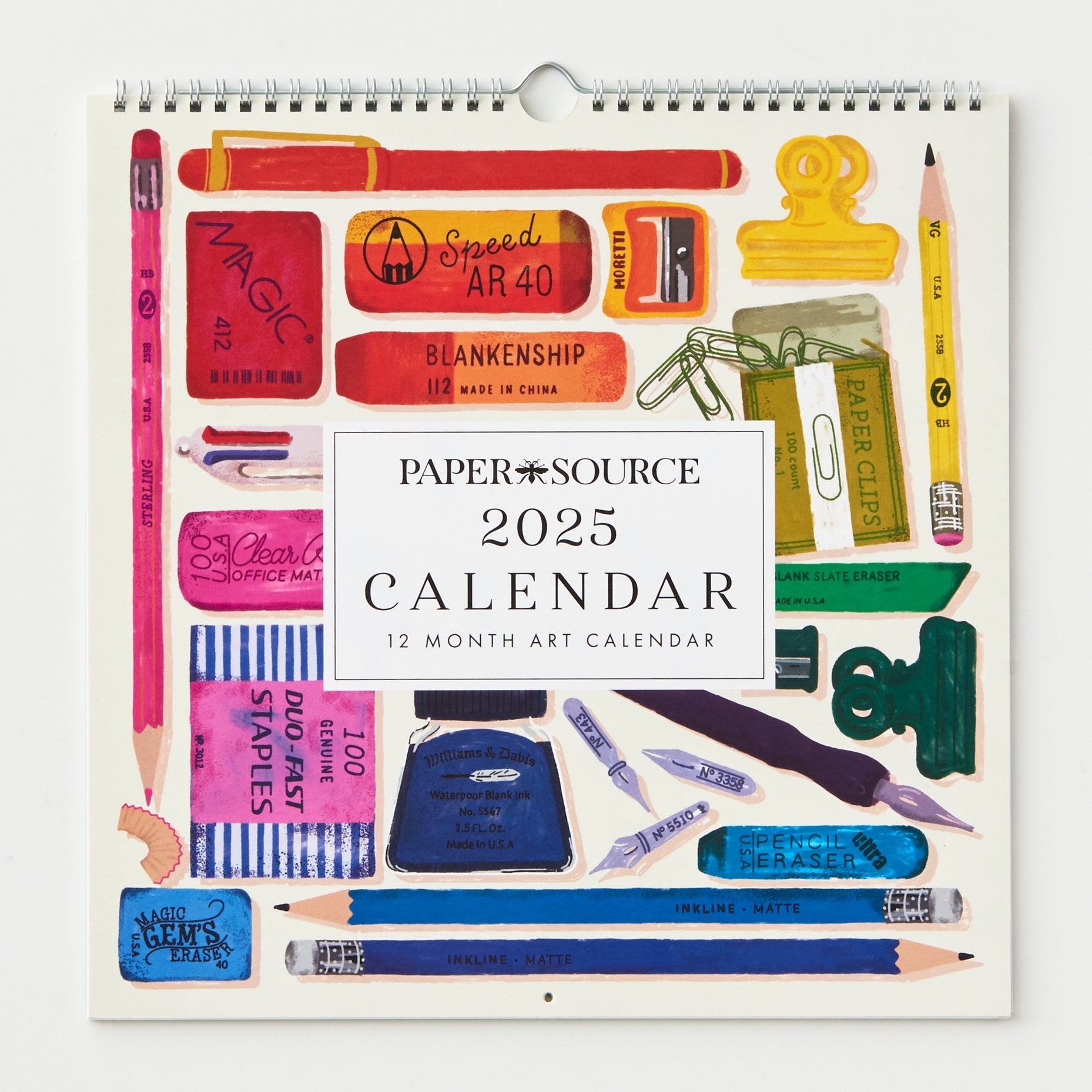 2025 "Art Grid" Wall Calendar (12-Month)