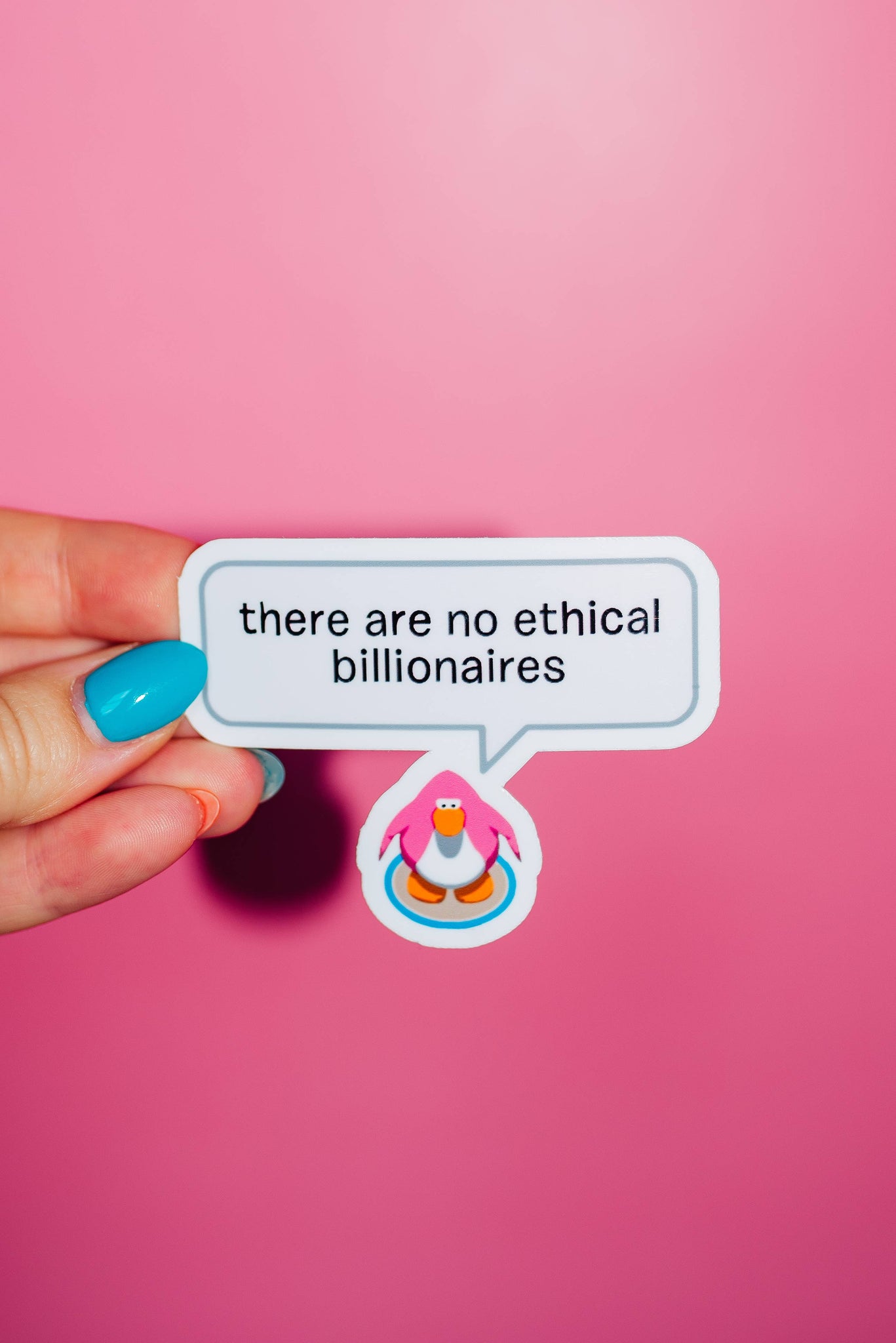 "Club Penguin: No Ethical Billionaires"