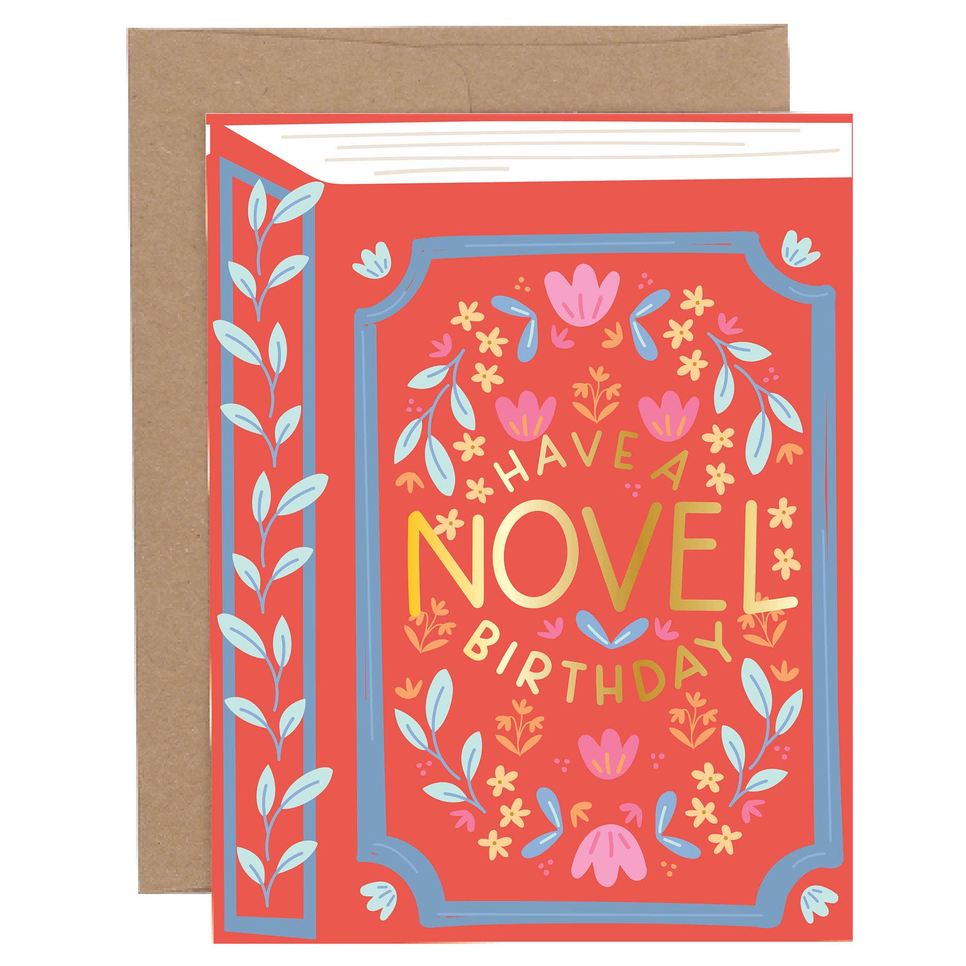 "Have A Novel Birthday" Greeting Card