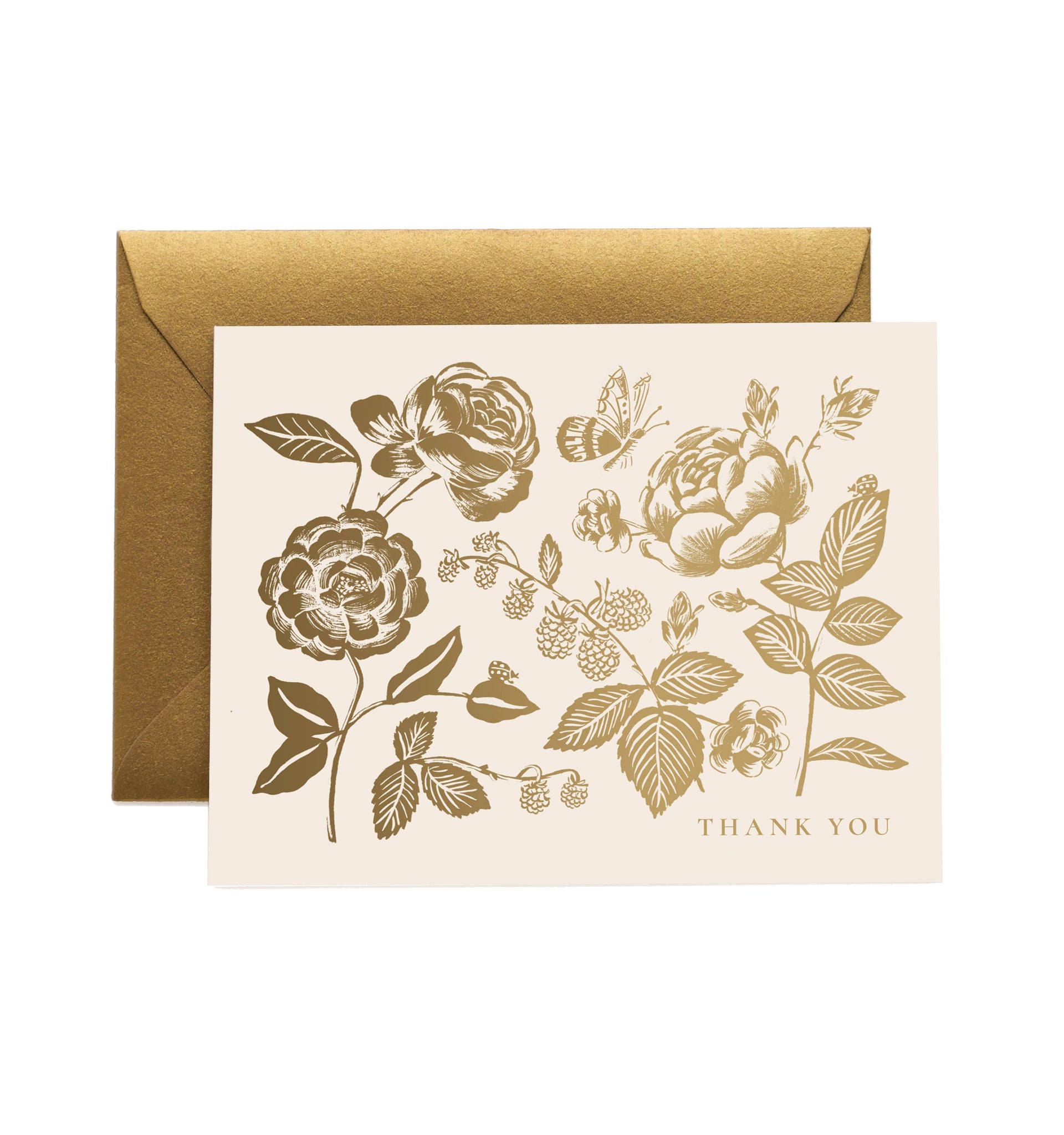 "English Rose" Thank You Card