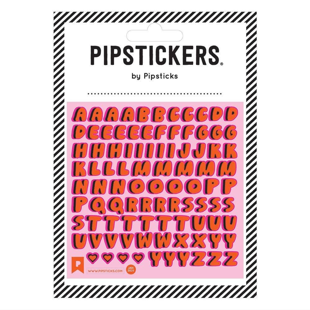 "Red Lettered" Stickers