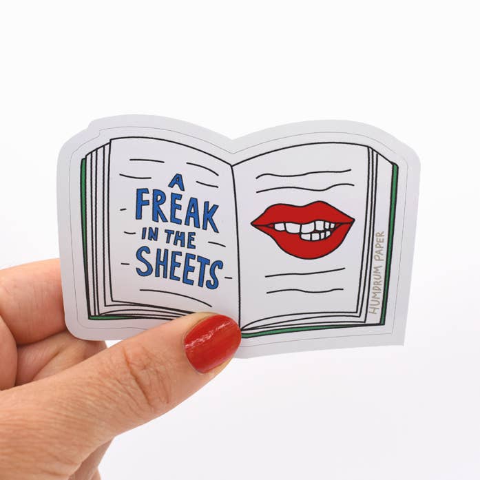 "Freak in the Sheets" Book Sticker