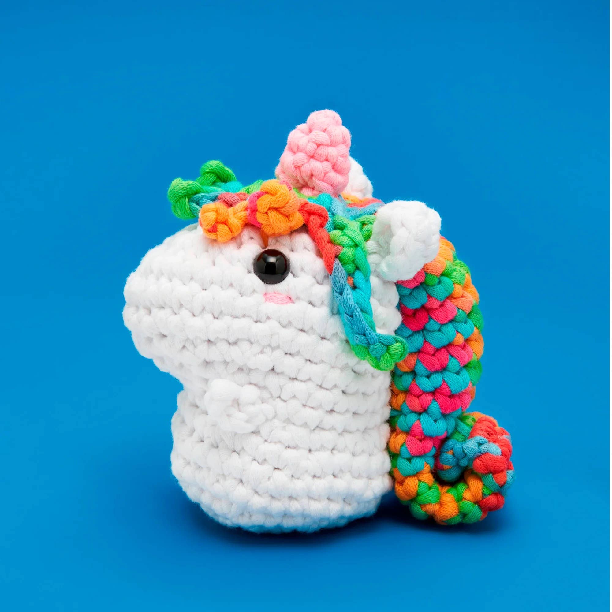 "Rainbow Billy The Unicorn" Beginner Crochet Kit - The Woobles