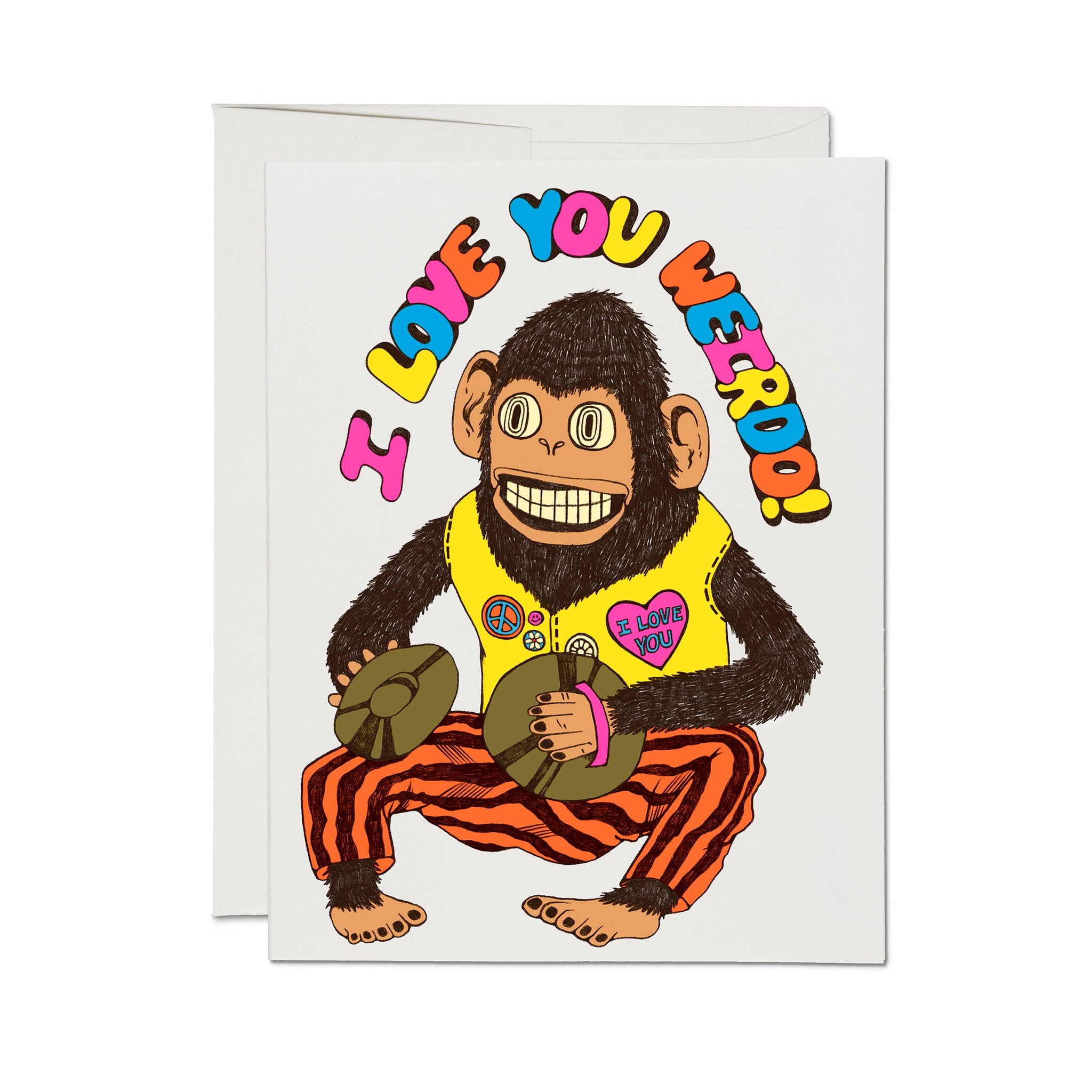 "Love You Weirdo" Greeting Card