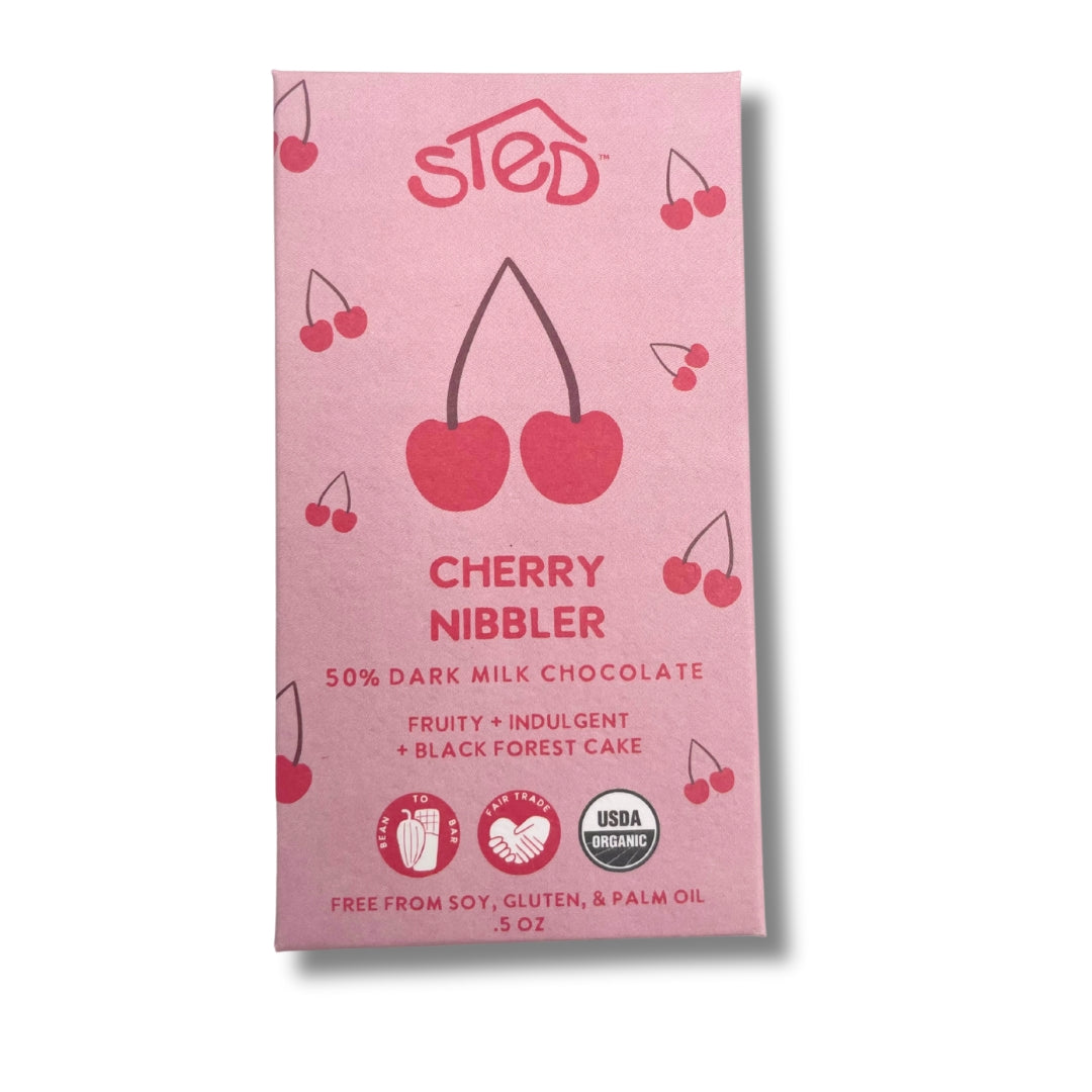 Mini Cherry Nibbler (50% Dark Milk Chocolate)