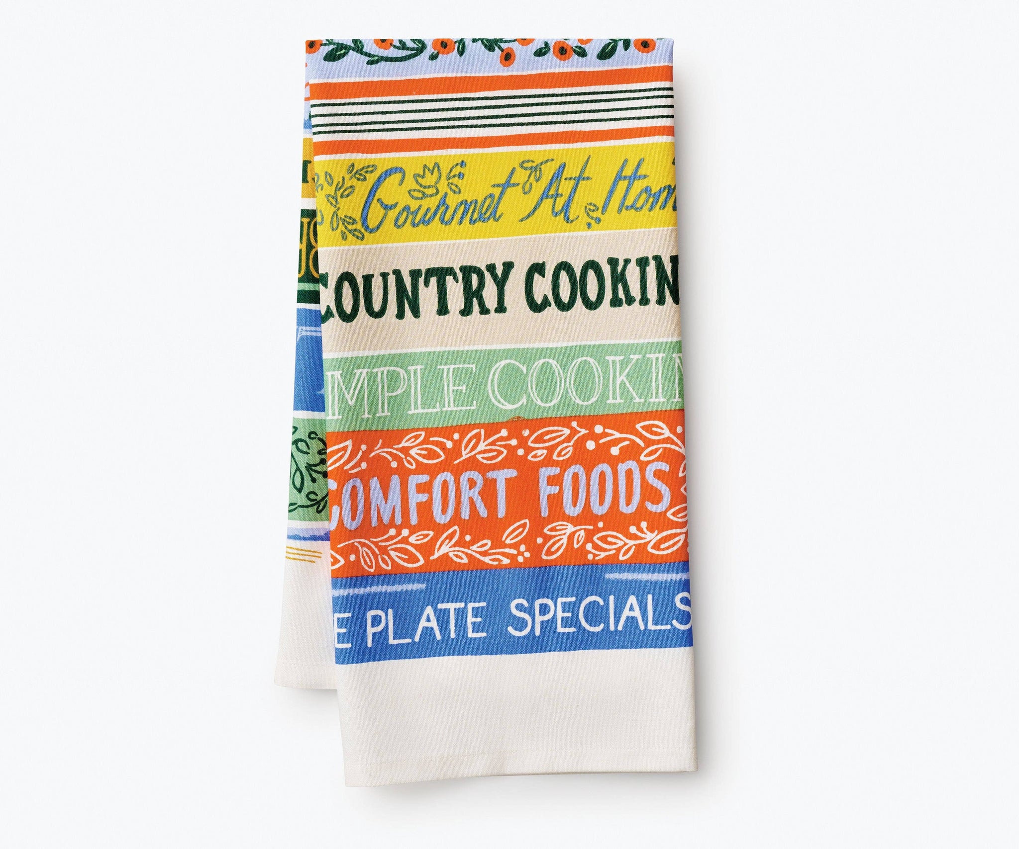 "Cookbooks" Tea Towel