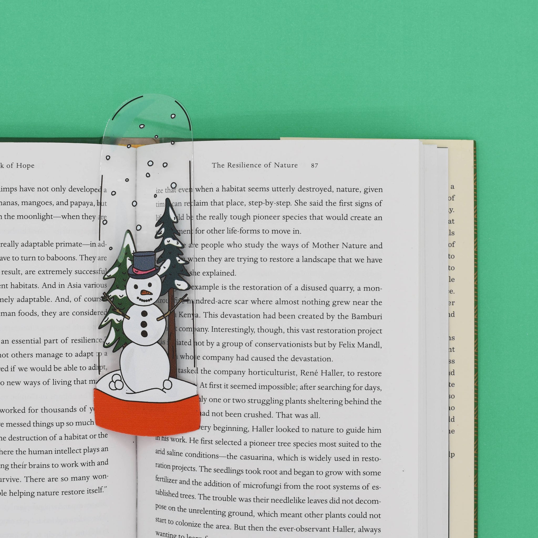 "Snow Globe" Bookmark