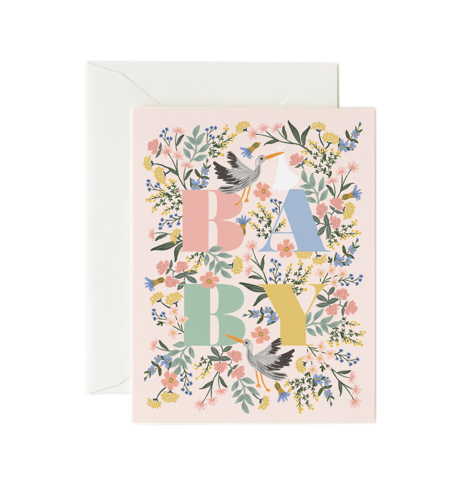 "Mayfair" Baby Card