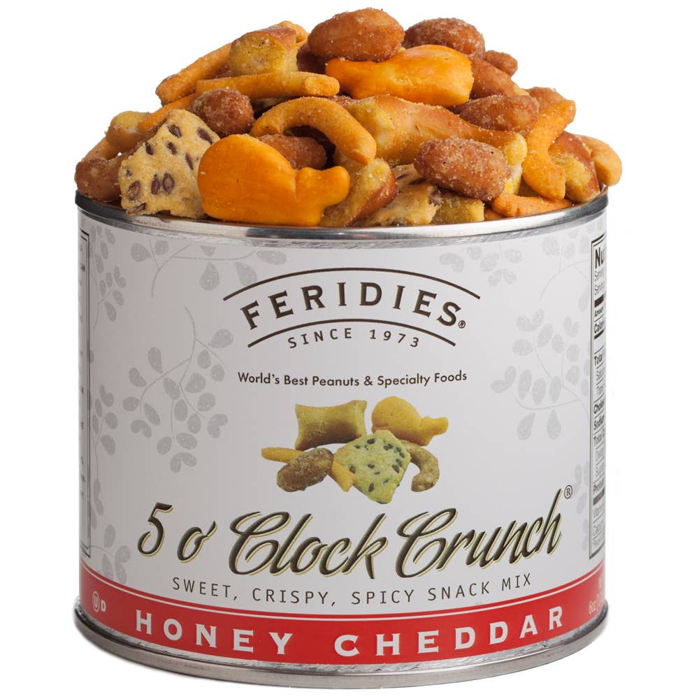 5 O'clock Crunch Snack Mix - Honey Cheddar (6oz Tin)