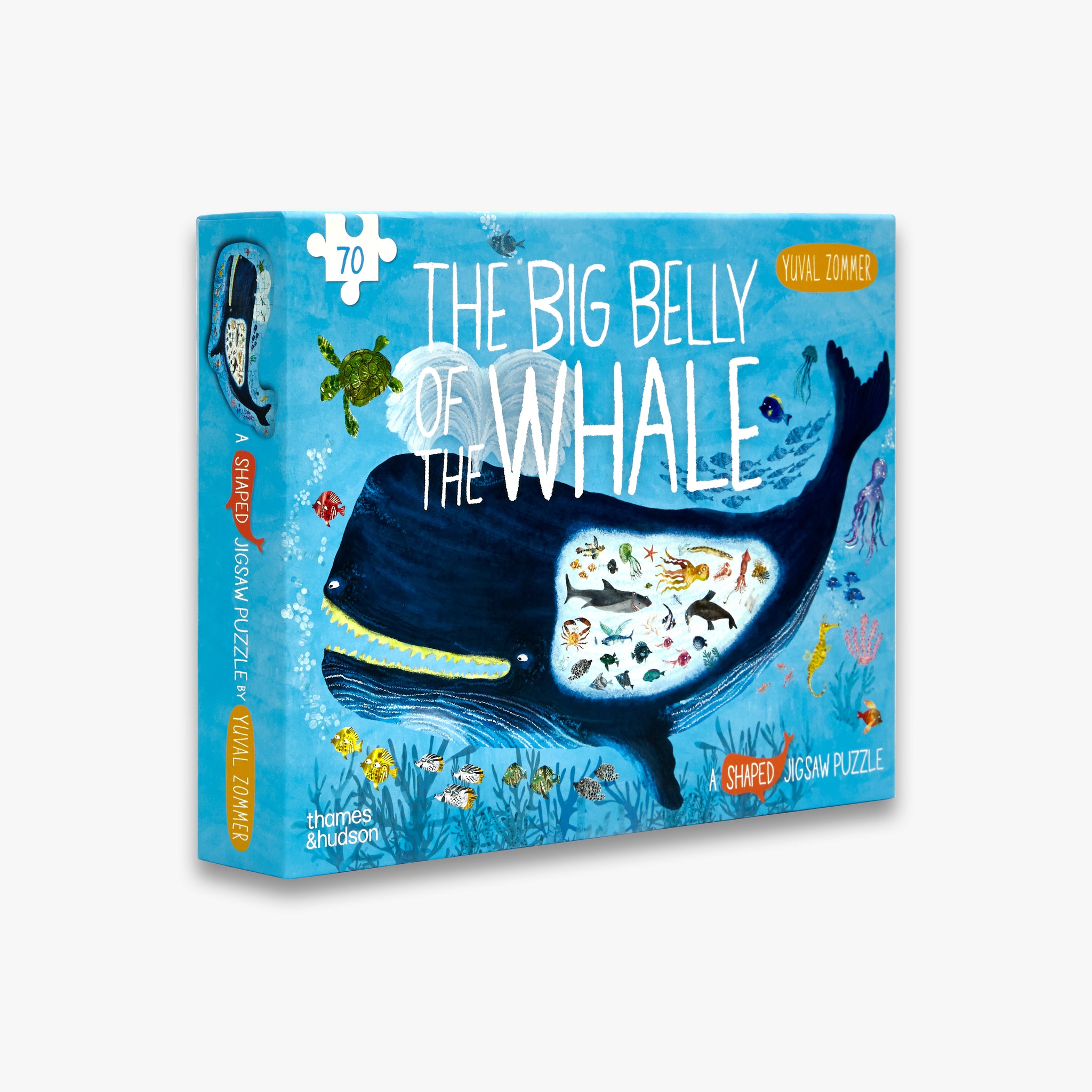 The Big Belly of the Whale: A Shaped Jigsaw Puzzle (70 Piece)