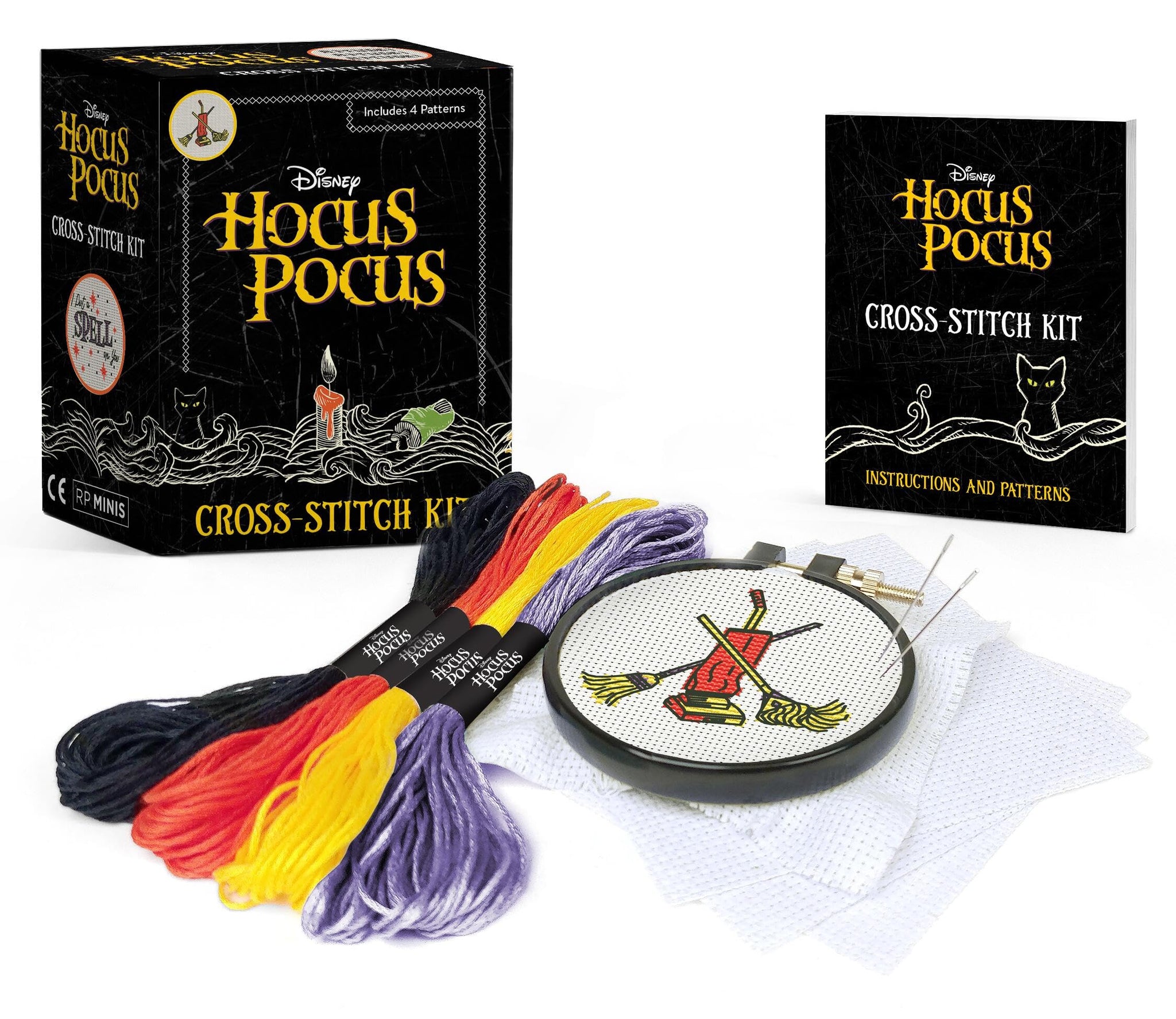 Hocus Pocus Cross-Stitch Kit - Running Press Cover Image