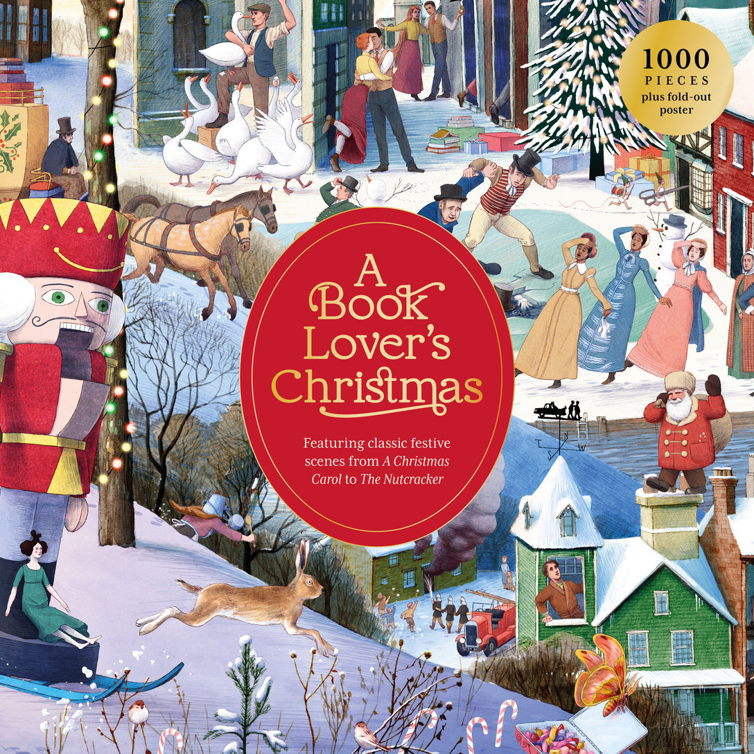 "A Book Lover's Christmas" Puzzle (1000 Piece)