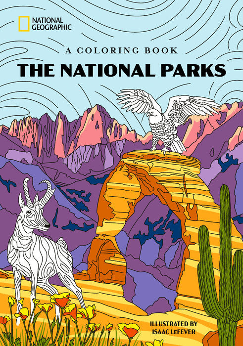 The National Parks: A Coloring Book - National Geographic