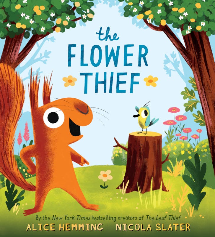 PREORDER - The Flower Thief by Alice Hemming & Nicola Slater (3/4/25)