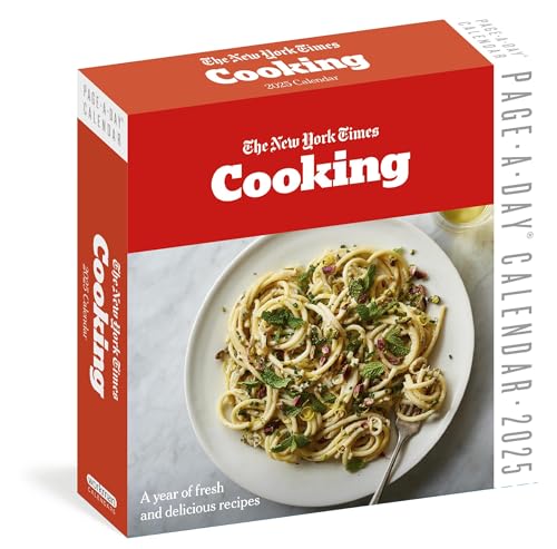 New York Times Cooking Page-A-Day(r) Calendar 2025: Fresh, Delicious Recipes for Every Day of the Year - New York Times Cover Image