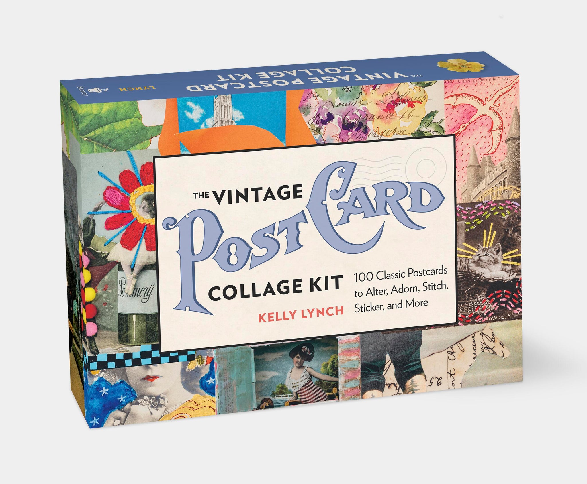 The Vintage Postcard Collage Kit: 100 Classic Postcards to Alter, Adorn, Stitch, Sticker, and More