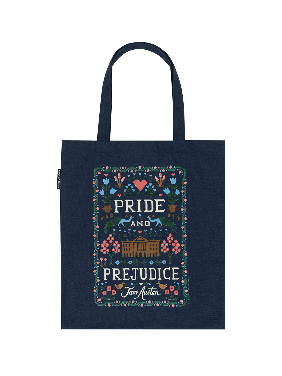 "Puffin in Bloom: Pride and Prejudice" Tote Bag