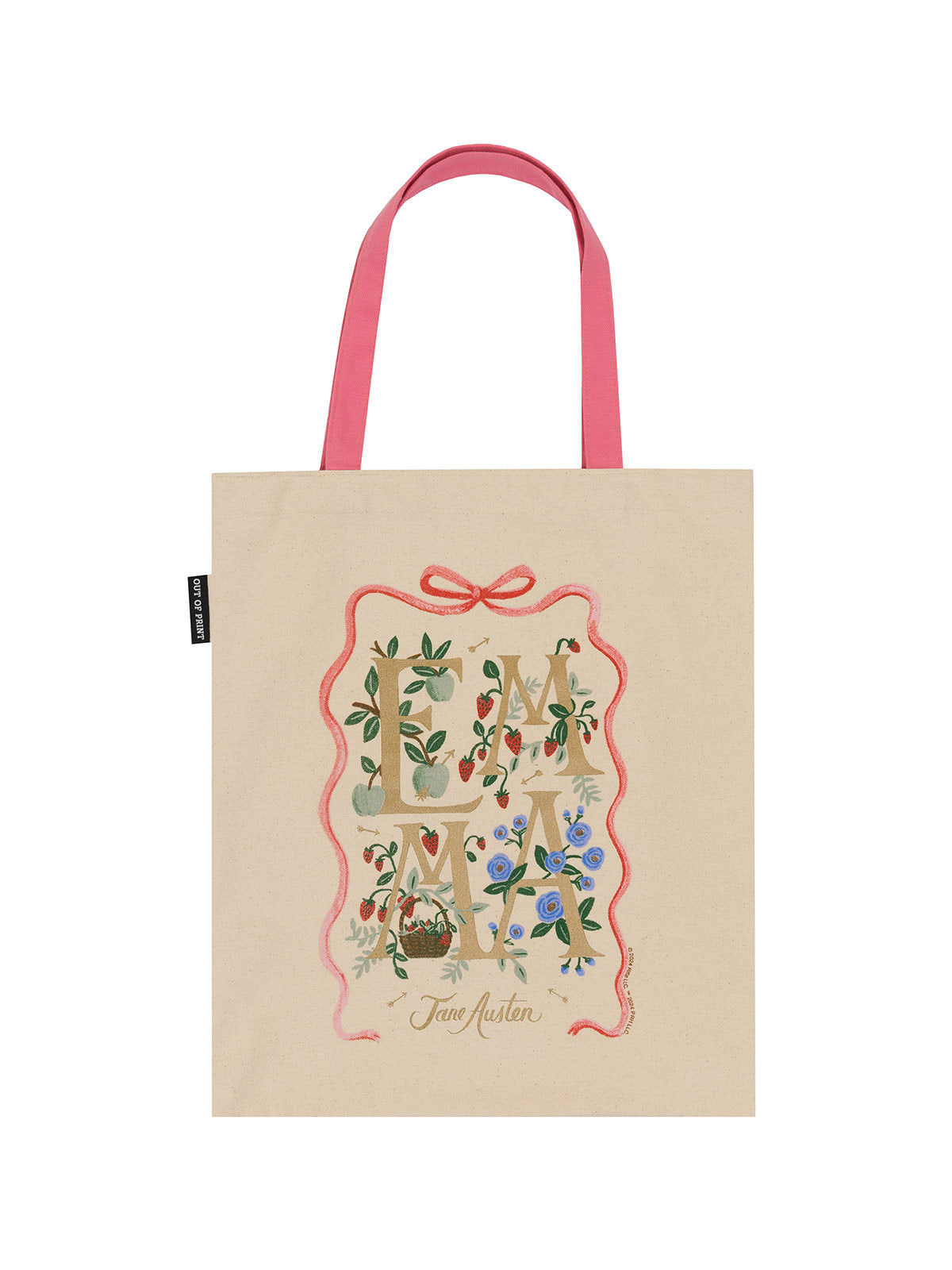 "Emma" (Puffin In Bloom) Tote Bag