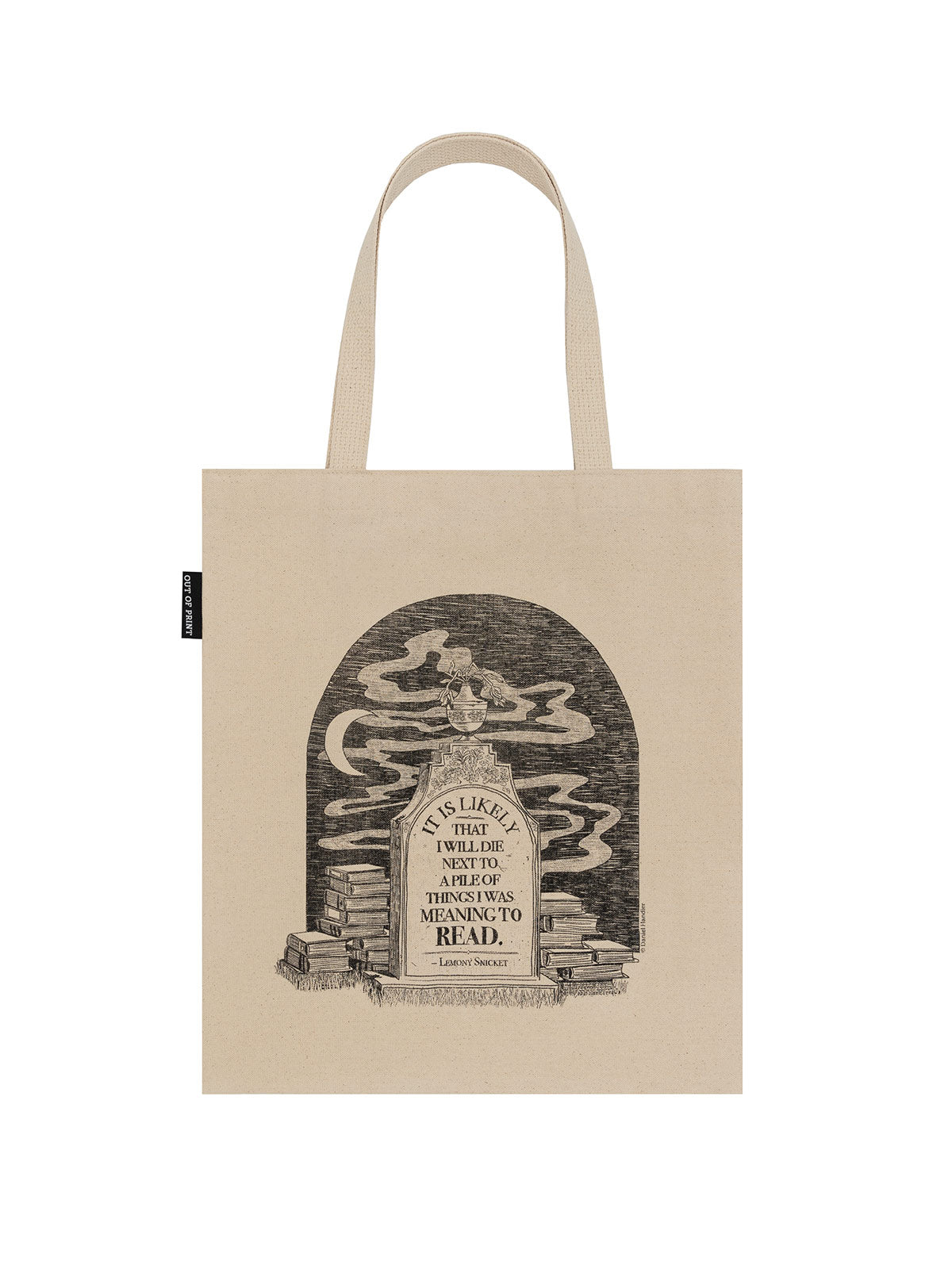 "Lemony Snicket: Things I Was Meaning to Read" Tote Bag