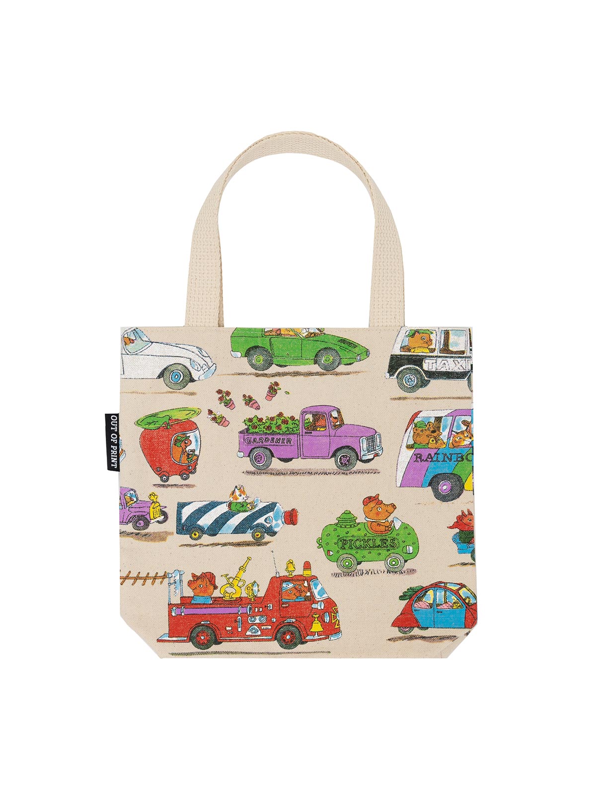 "Cars and Trucks and Things That Go" Richard Scarry Mini Tote Bag