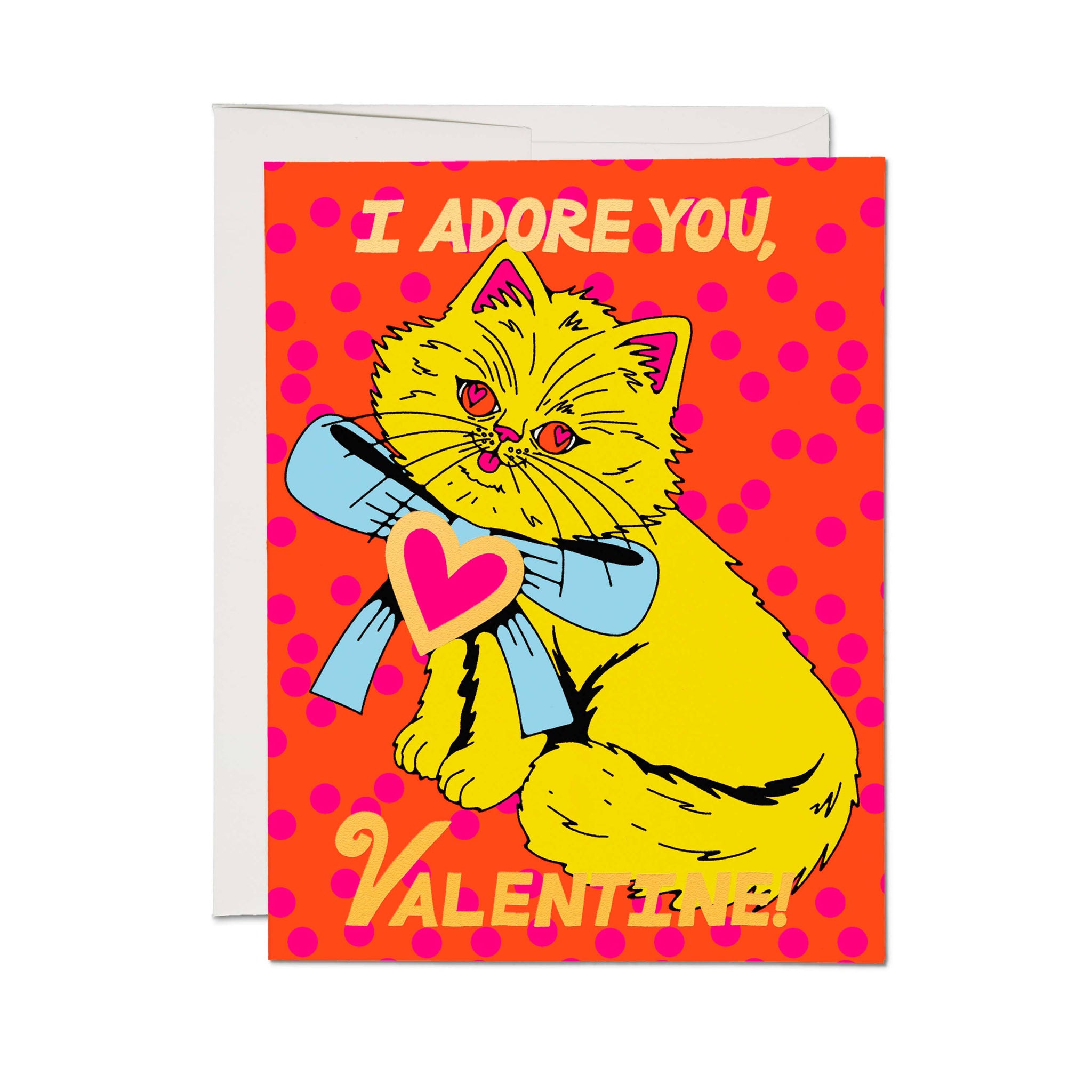 "I Adore You" Valentine Greeting Card