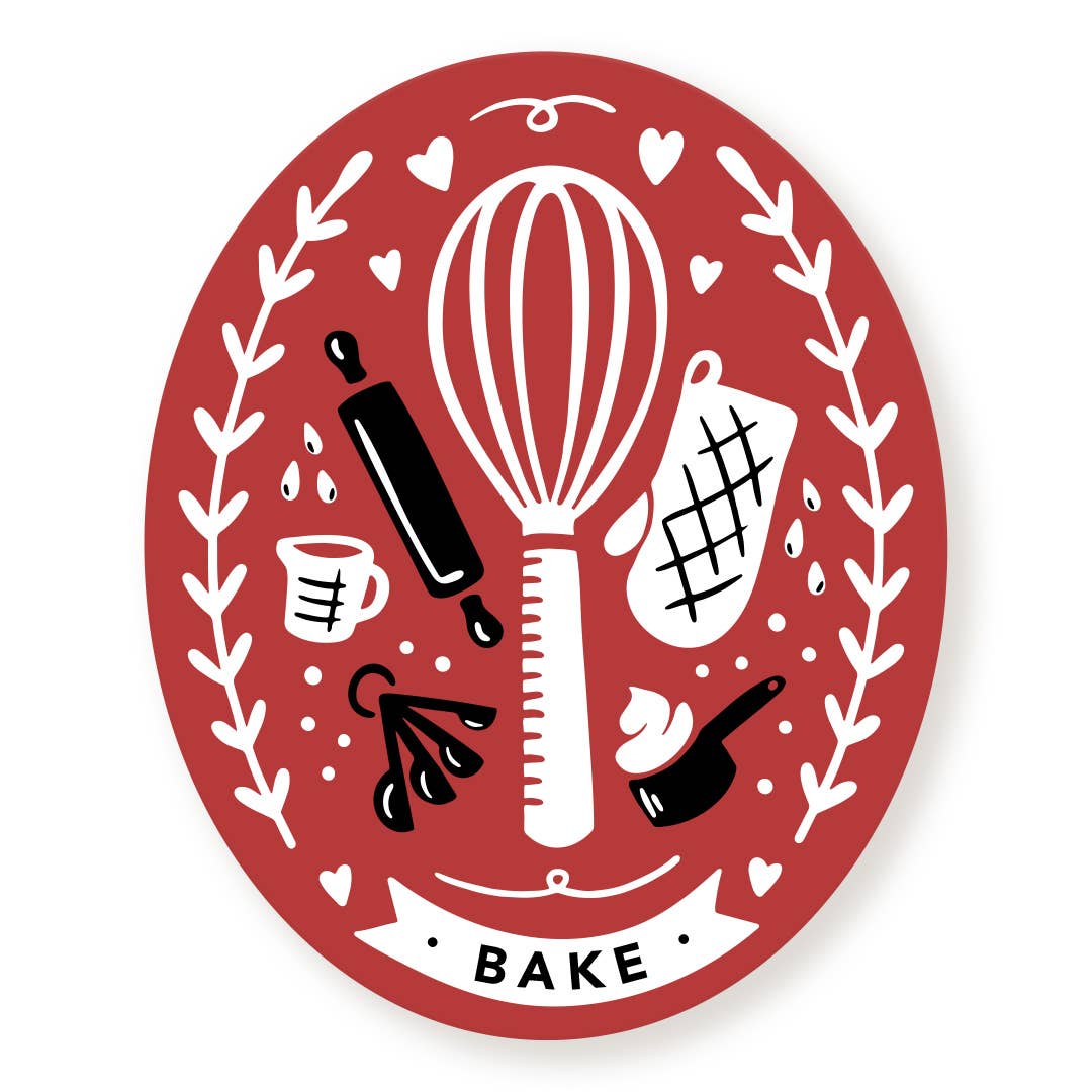 "Baker's Club Bake" Vinyl Sticker