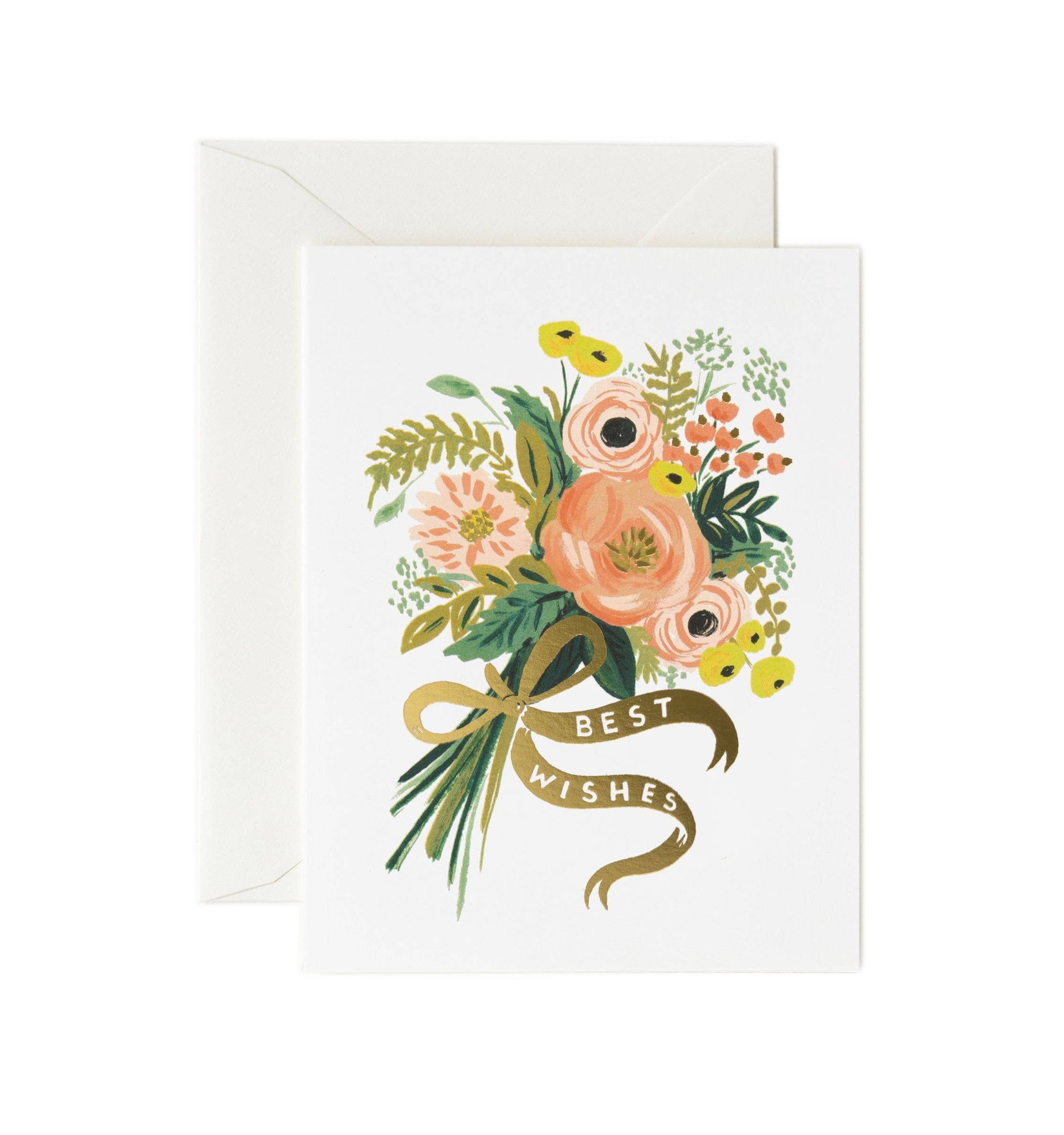 "Best Wishes Bouquet" Card