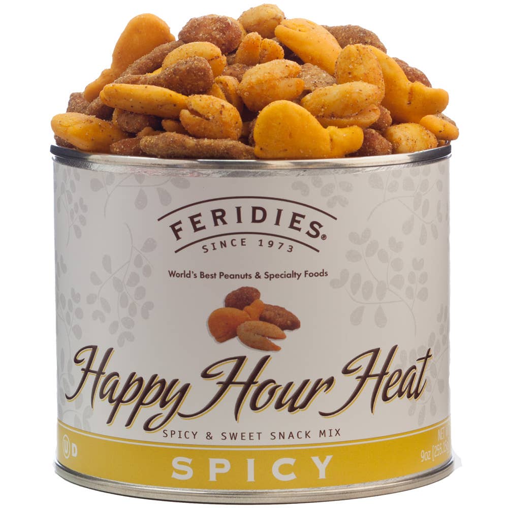 Happy Hour Heat Snack Mix (9oz Tin)