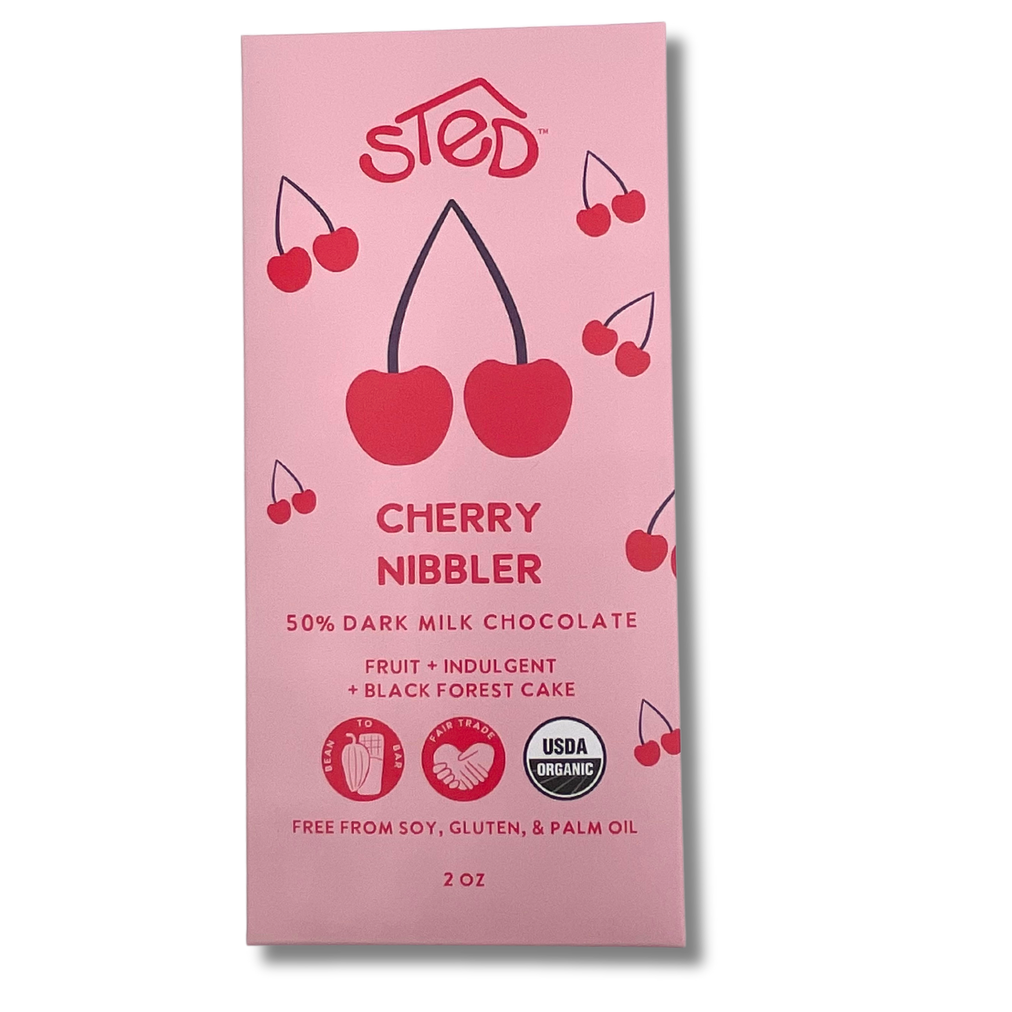 Cherry Nibbler (50% Dark Milk Chocolate)