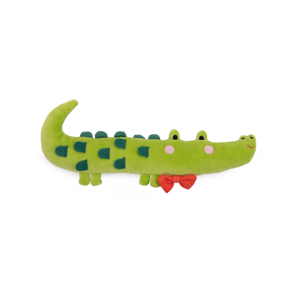 "Crocodile" Plush Rattle - The Toupitis