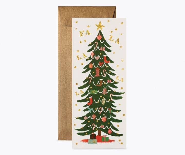 "Fa La La Tree" No.10 Cards (Set of 6)