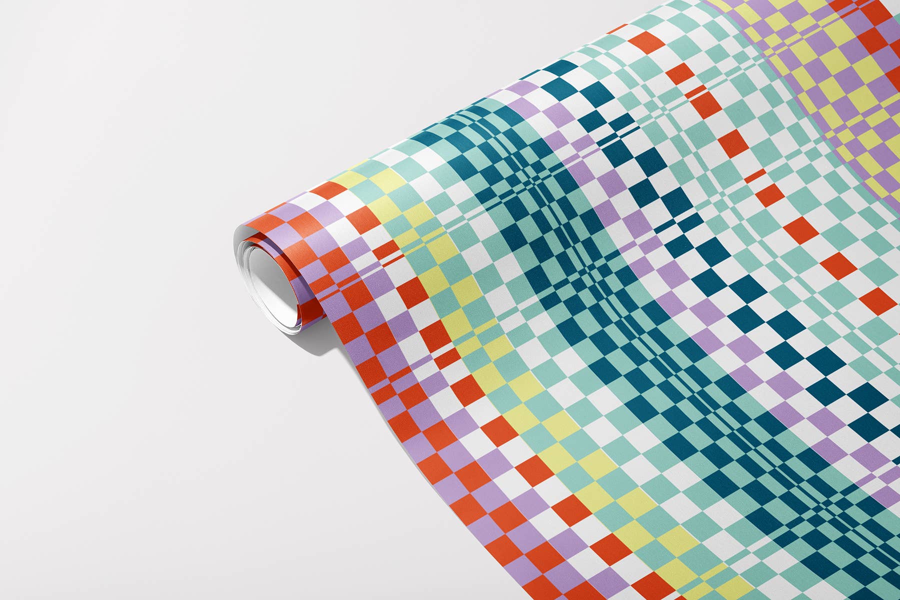 "Funky Checkerboard" Gift Wrap