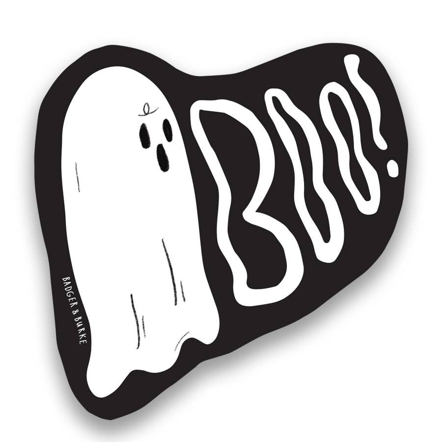 "Boo!" Sticker