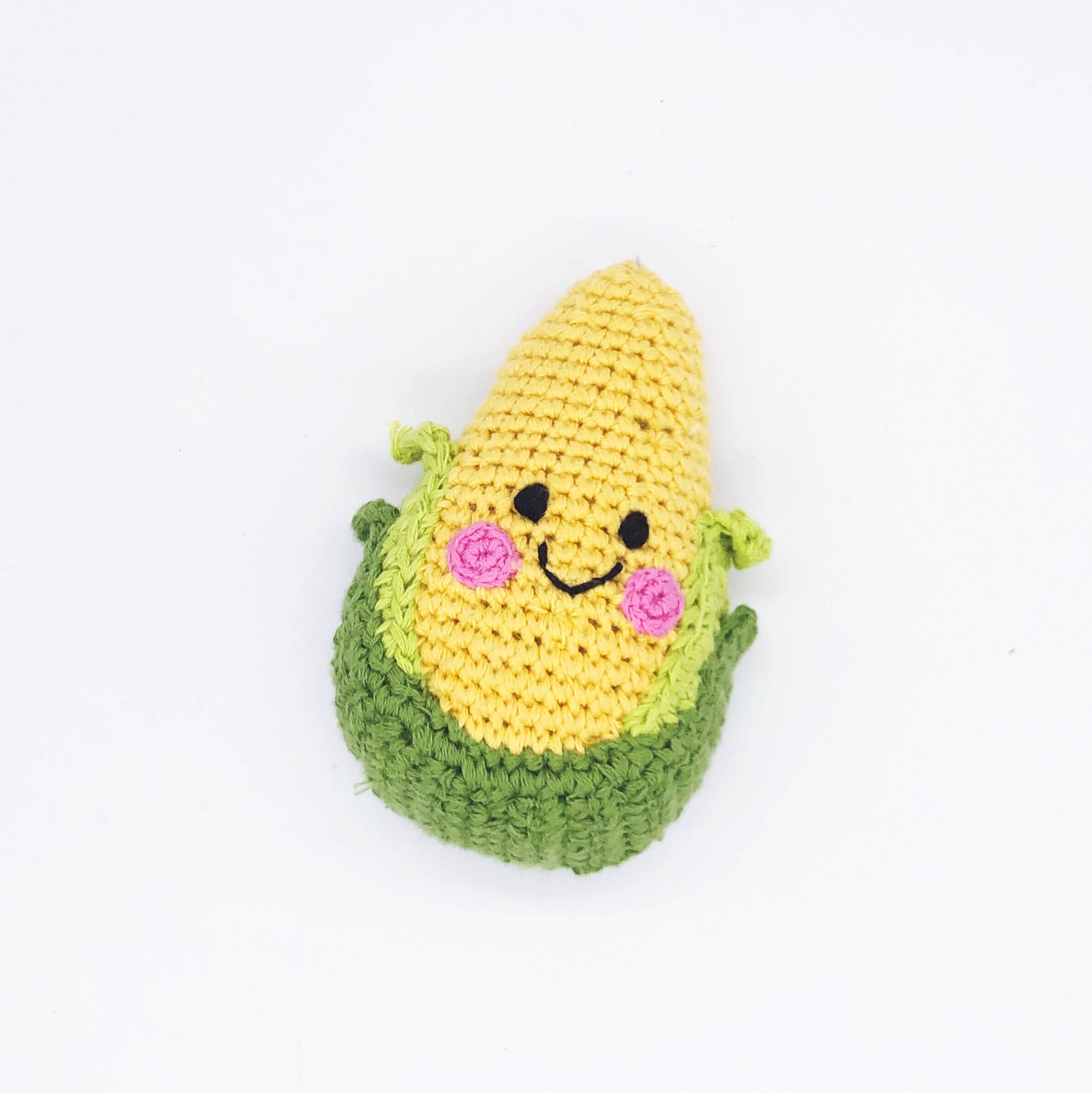 Friendly Stuffed Sweetcorn Rattle